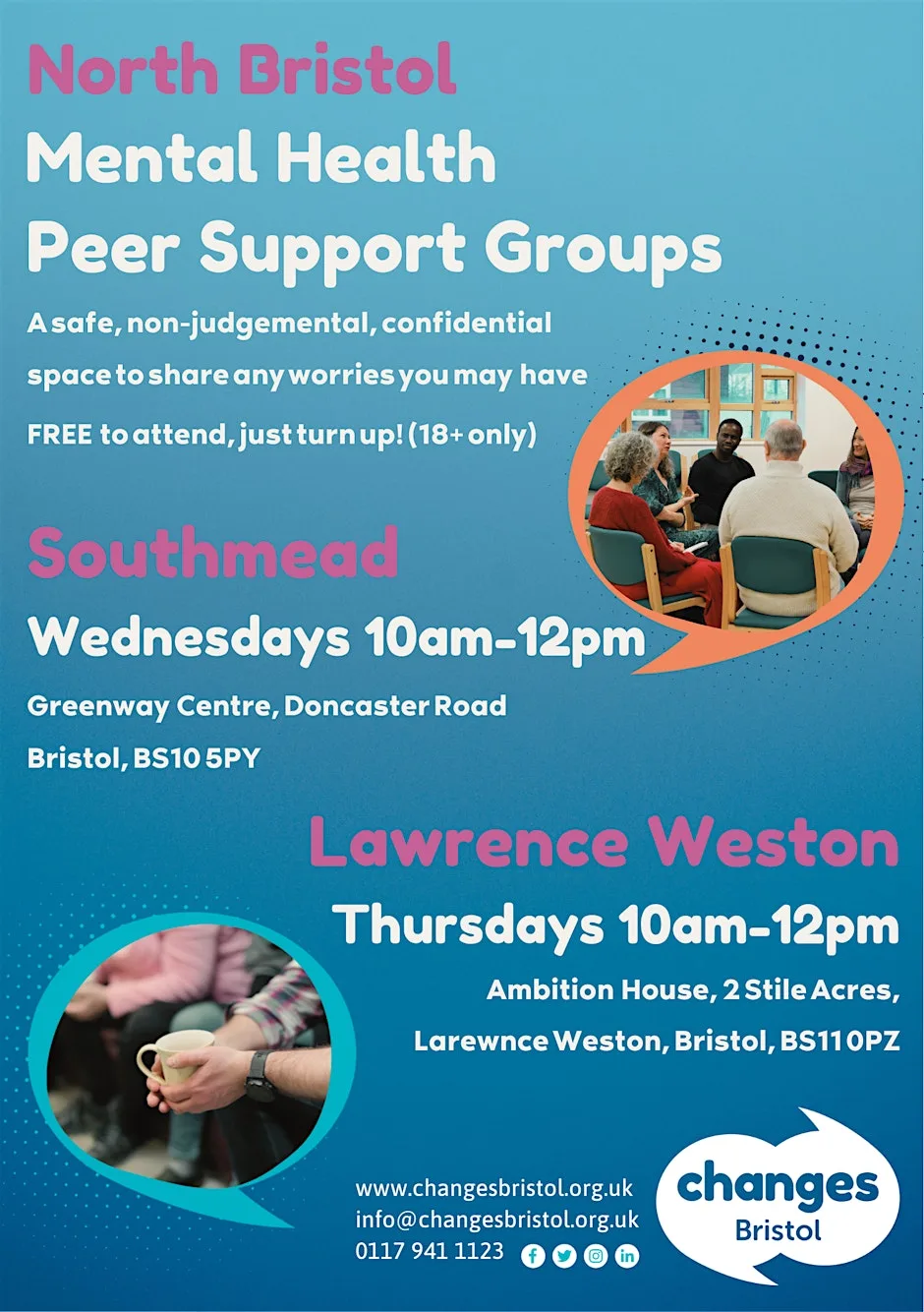 Mental Health Peer Support Group at The Greenway Centre