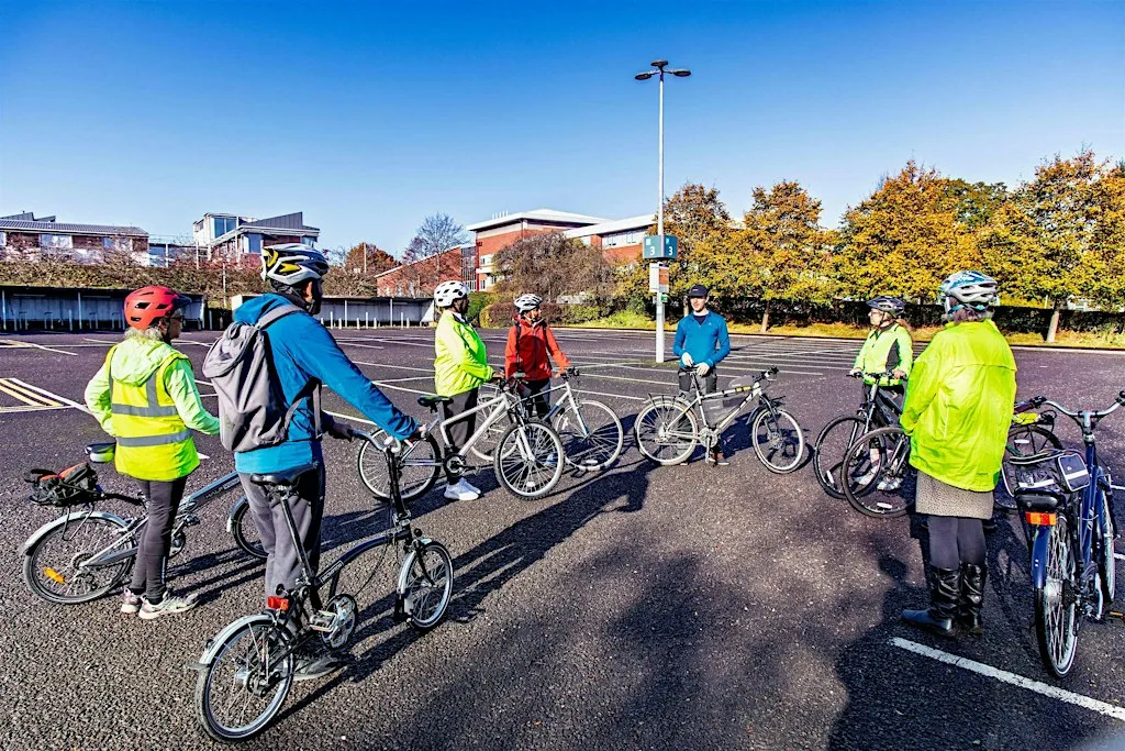 Adult cycle training sessions at University of the West of England