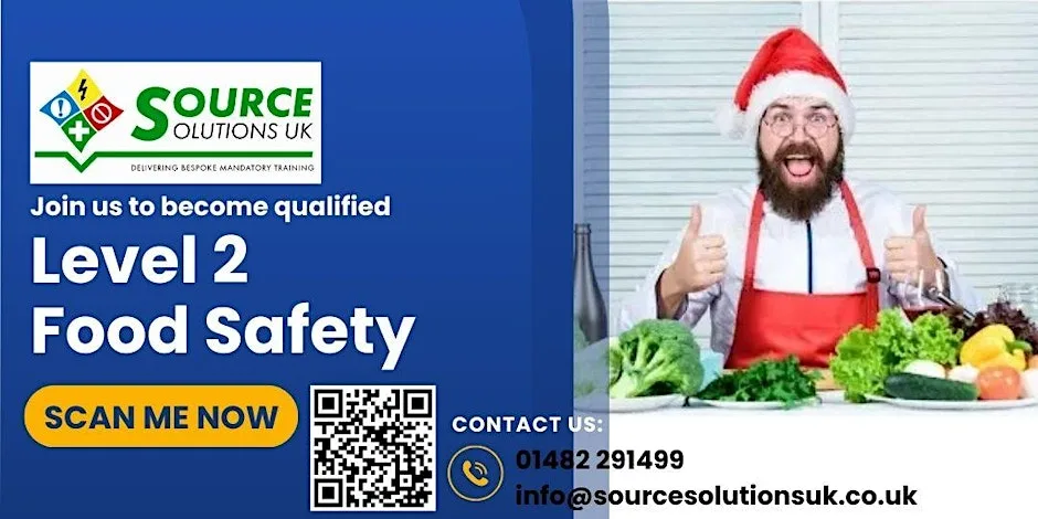 1 Day Level 2 Food Safety - £108 at 433 Hedon Rd