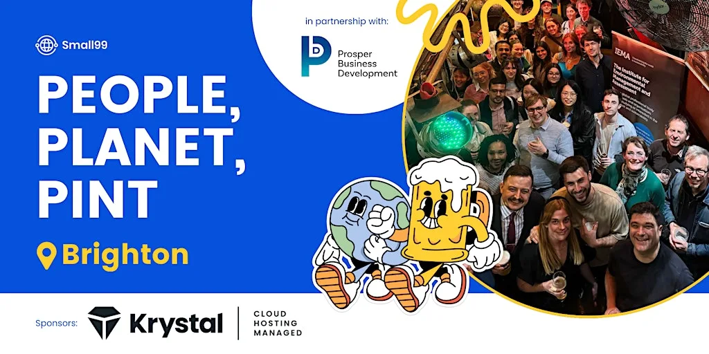 Brighton - Small99's People, Planet, Pint™: Sustainability Meetup at The Walrus