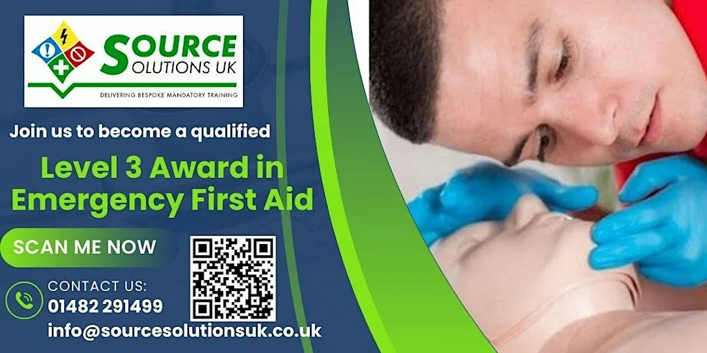 Level 3 Emergency First Aid at Work - 1 Day Course - £108 at 433 Hedon Rd