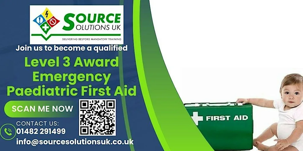 Level 3 Award in Emergency Paediatric First Aid - 1 Day - £108