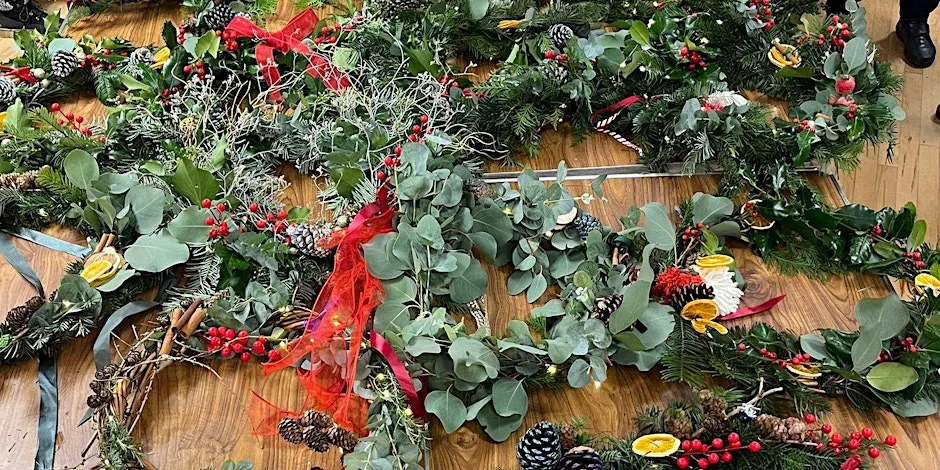 Christmas Wreath Making Workshop at Radley Village Hall