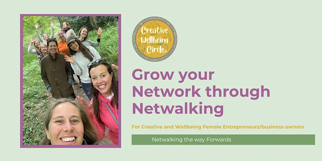 NETWALKING CHELTENHAM Creative Wellbeing Female Entrepreneurs at Central Cross Cafe, In The Park