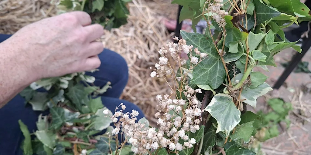 Winter Hedgerow Wreath Making at Arkwright Meadows Community Gardens