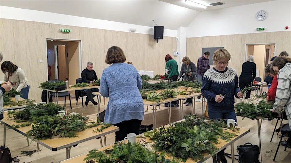 Festive/Christmas Willow Wreath Making Workshop at Portessie Public Hall