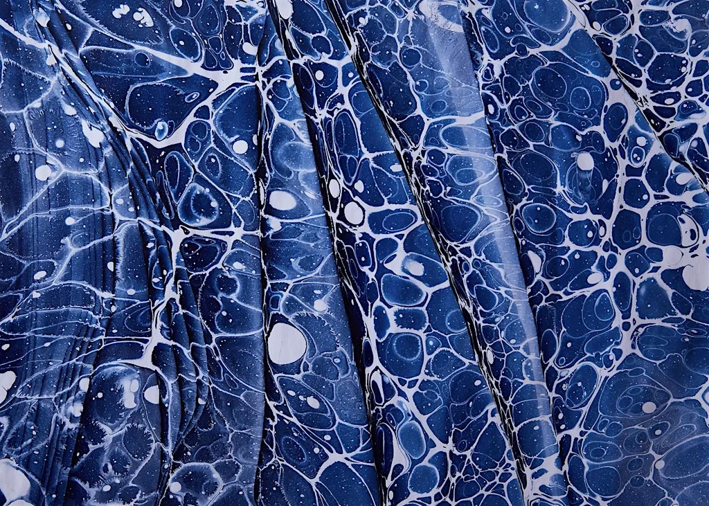 Turkish Marbling Workshop by Gulcihan Vural at ONAIR