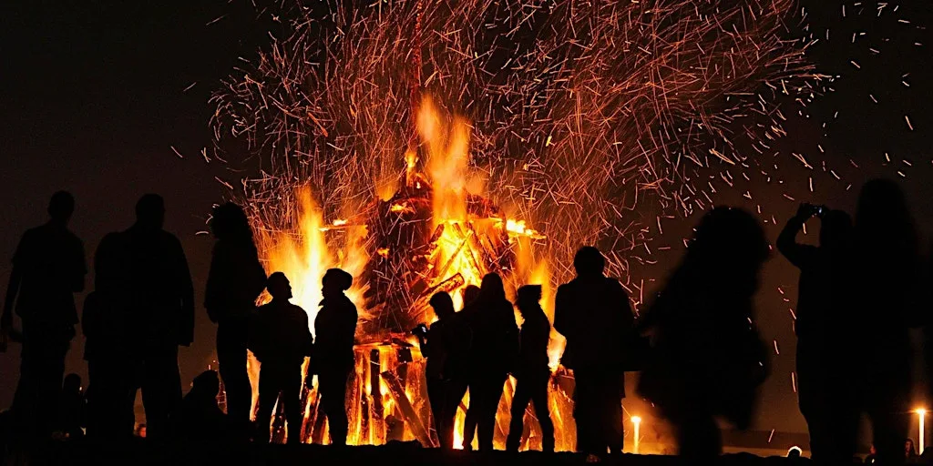Bonfire Night at the General Elliot at The General Elliot, Croft