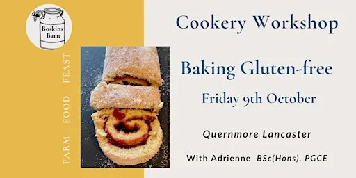 Cookery Workshop: Baking Gluten Free