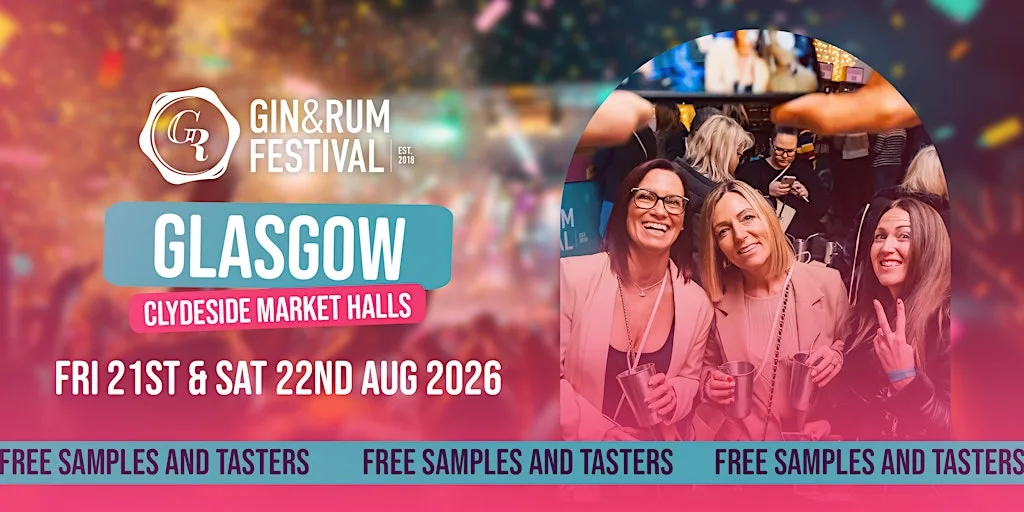 Gin & Rum Festival - Glasgow - 2026 at Clydeside Market Halls