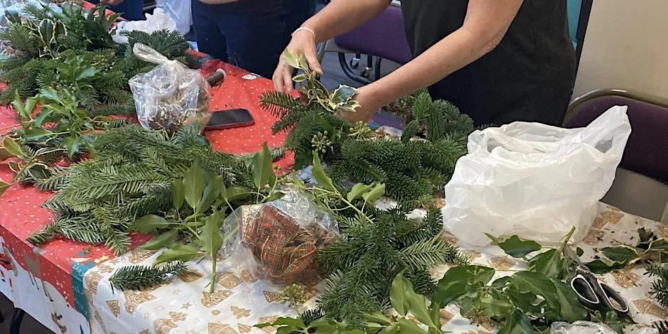 Christmas Wreath Making Workshop at The Studio @ 12a