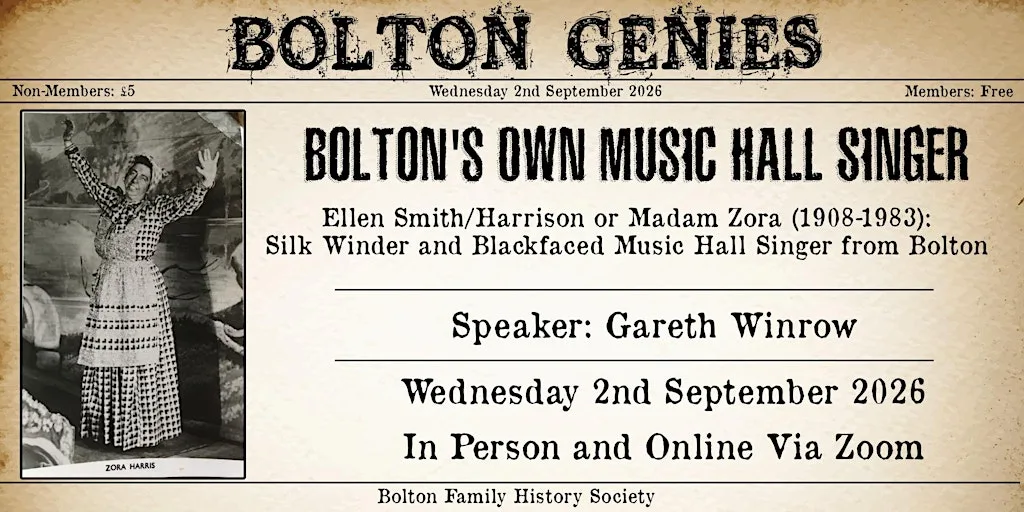 Bolton's Own Music Hall Singer