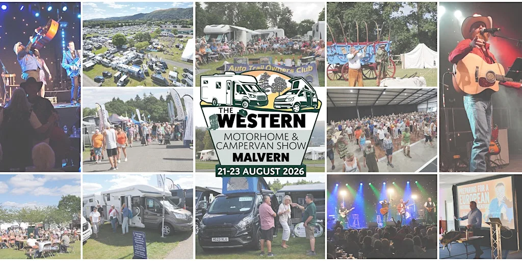 The Western Motorhome & Campervan Show 2026 - Camping at Three Counties Showground