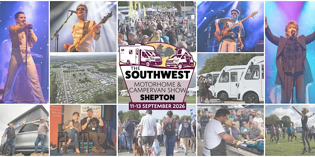 The South West Motorhome & Campervan Show 2026 - Camping at The Bath & West Showground