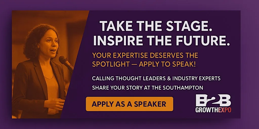 Southampton B2B Growth Expo 2027 | Become A Speaker At Premier B2B Show at Hilton Southampton - Utilita Bowl