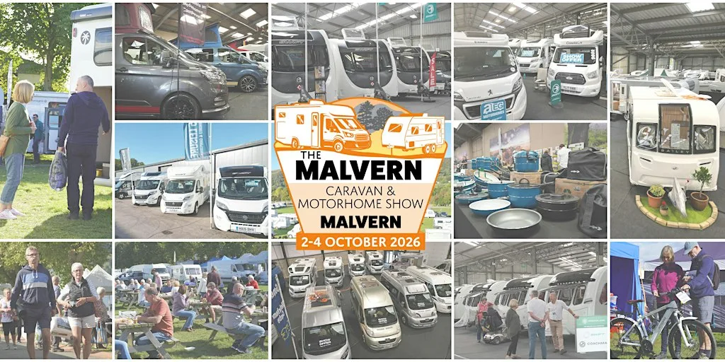 The Malvern Caravan & Motorhome Show 2026 - Day Tickets at Three Counties Showground