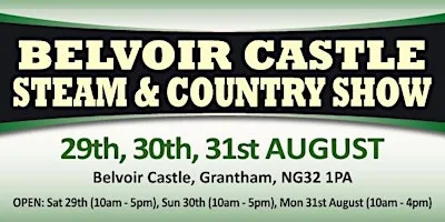 Belvoir Castle Steam & Country Show 2026 - Trading Space