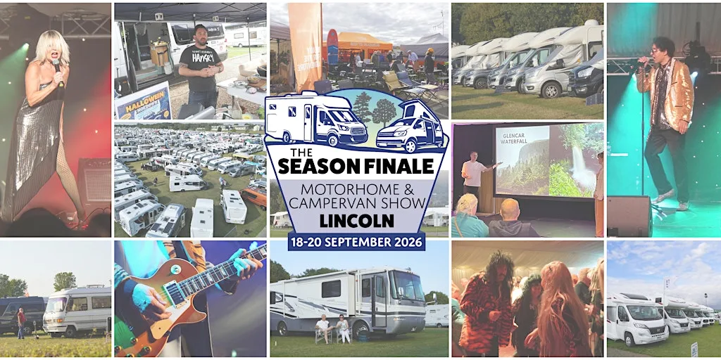 The Motorhome & Campervan Show Season Finale 2026 - Camping at Lincolnshire Showground
