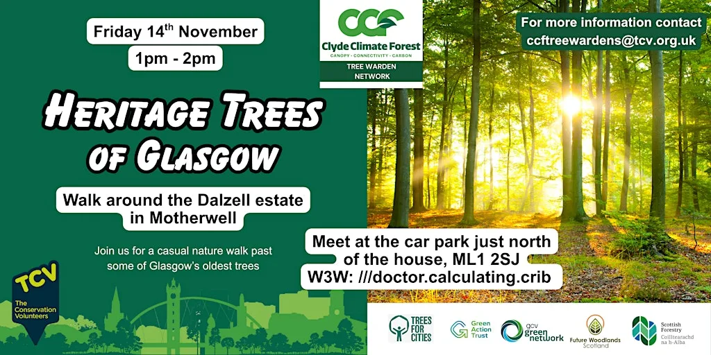 Heritage Trees of Glasgow - Walk around Dalzell Estate