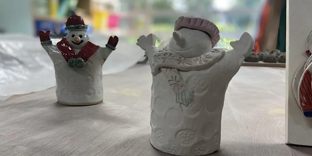 Make Your Own Snowman at V21 Pottery @ Fairwater - V21 Sbectrwm Centre @ Fairwater