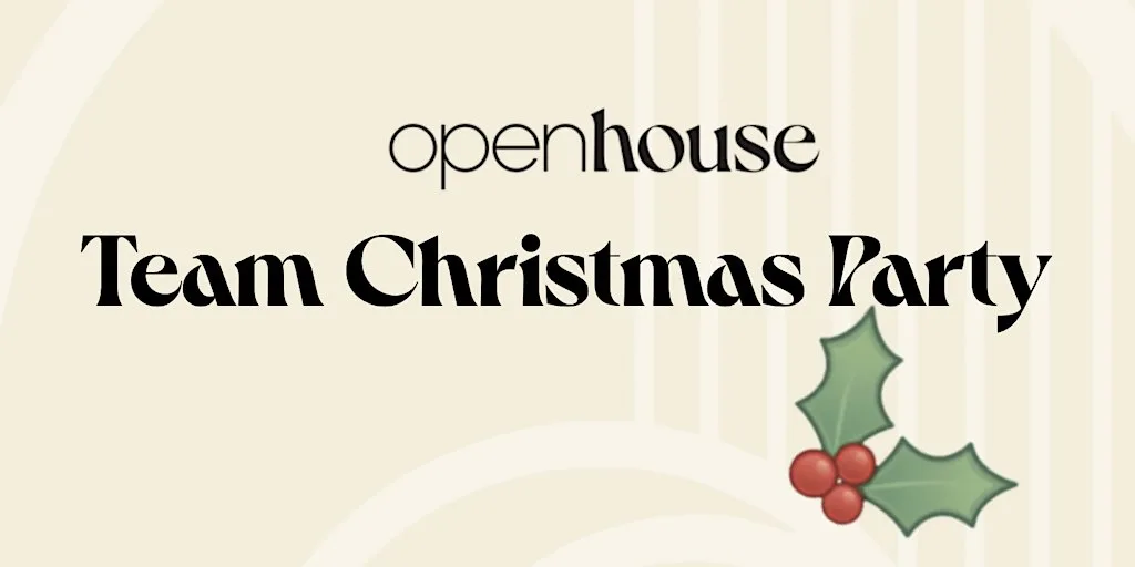 Openhouse Team Christmas Party 2026 at Clayton Hotel Leopardstown