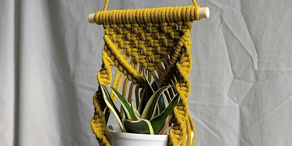 Macrame Wall Planter Workshop