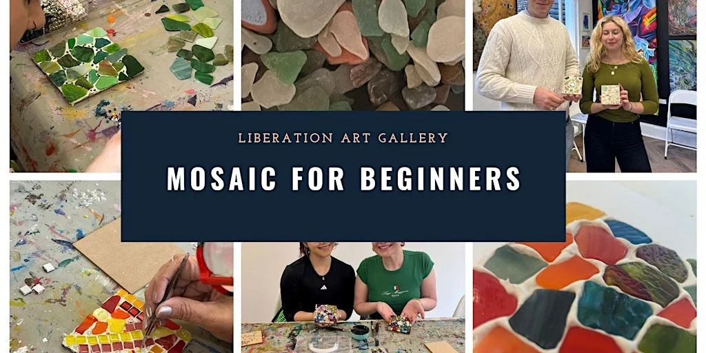 Mosaic Workshop for Beginners! at Liberation Art Gallery