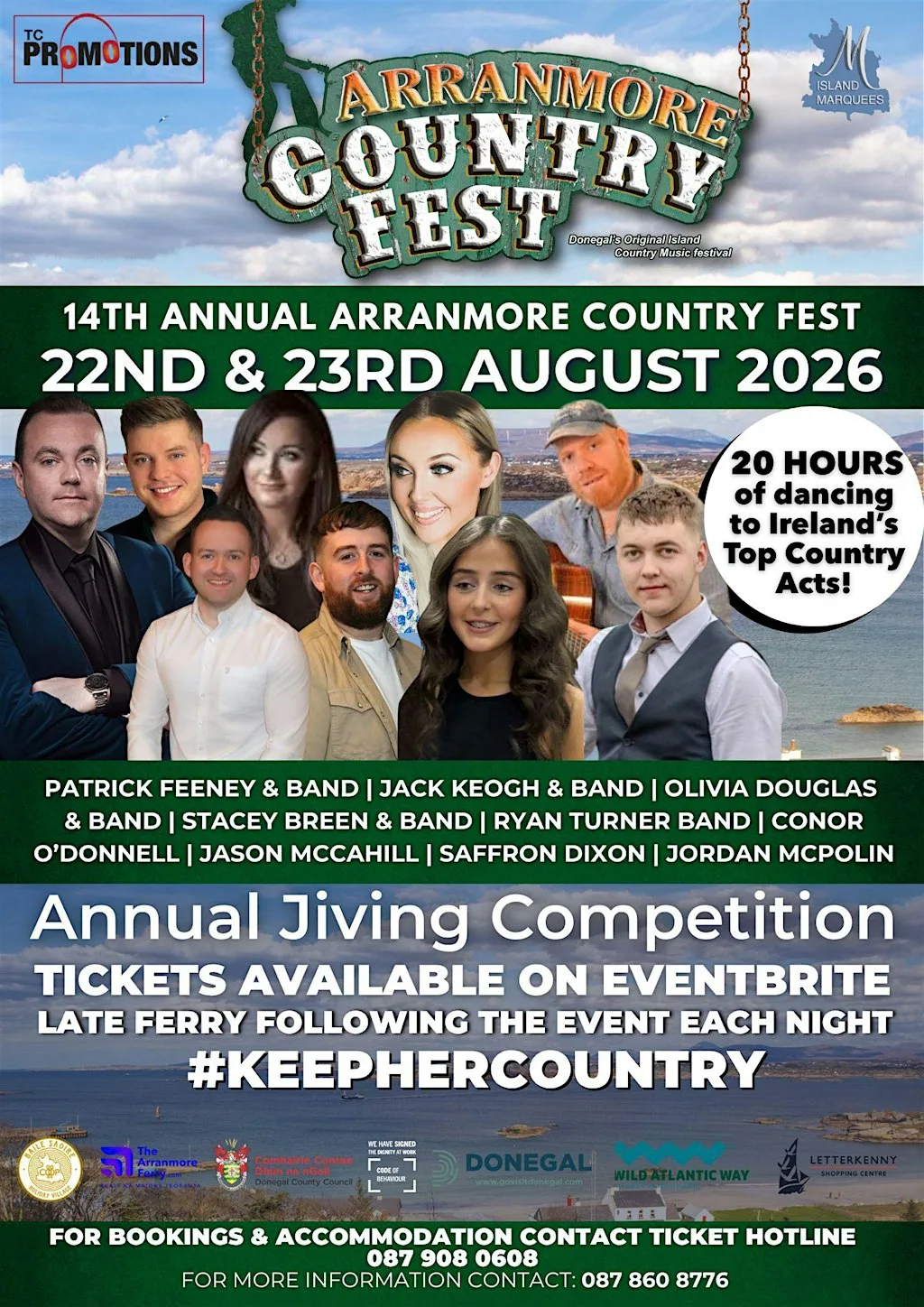 14th Annual Arranmore Country Fest at Marquee Arranmore Holiday Village