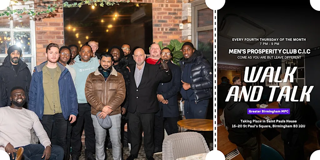 Men's Prosperity Club - Walk and Talk Greater Birmingham at Saint Pauls House