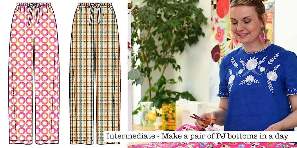 Intermediate - Make a pair of PJ's using a commercial pattern! at Westbury Arts Centere