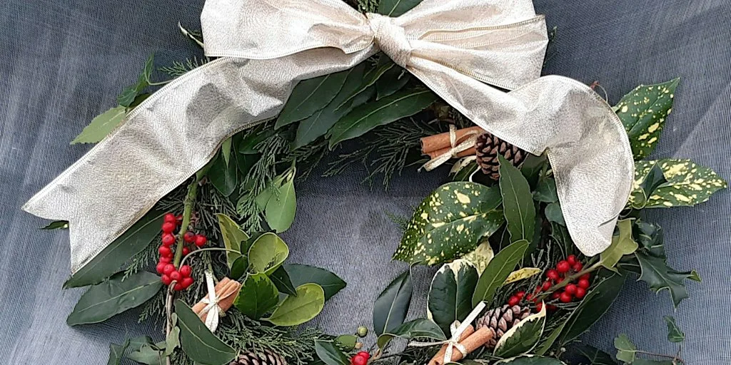 Festive Christmas Wreath Workshop 2nd December 2026 at The Ruddy Duck