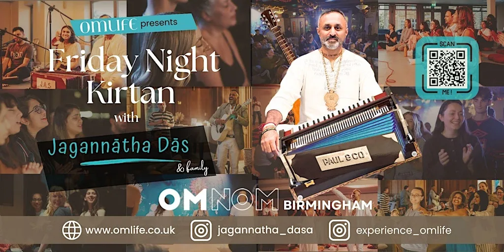 OmLife Birmingham Presents: Friday Night Kirtan with Jagannātha Dās