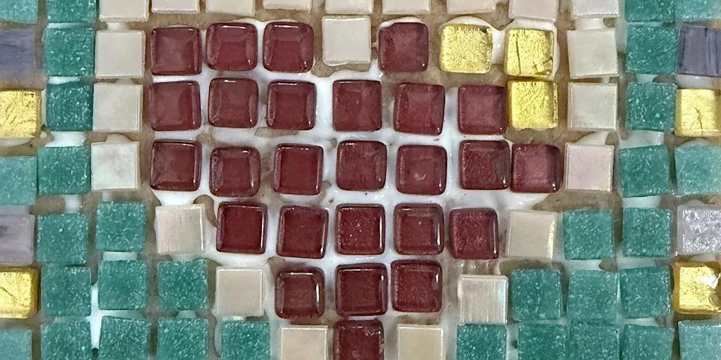 July Children's Mosaic Workshop and mini church tour
