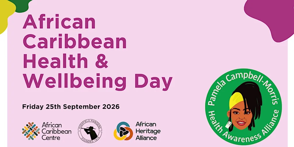 HEALTH EVENT:  African & Caribbean Health and Wellbeing Day 26 (Exhibitors) at African Caribbean Centre - Leicester
