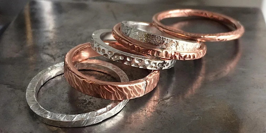 Silver Stack Ring Workshop at SJS Smith Jewellery