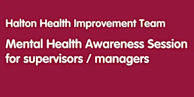 Mental Health Awareness for Managers/supervisors at Grangeway Youth & Community Centre