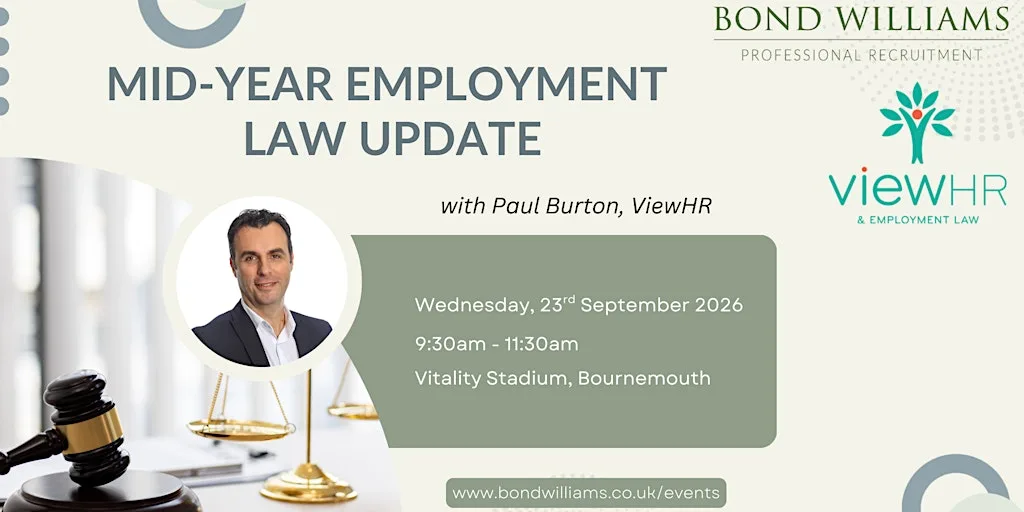 Mid-Year Employment Law Update September 2026 at Vitality Stadium