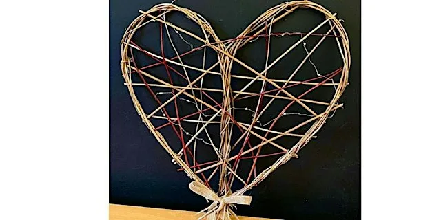 Willow Hearts at Ryton Pools Country Park at Ryton Pools Country Park
