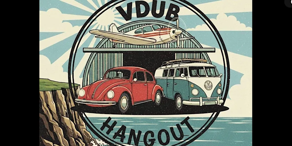 Vdub hangout at Perranporth Airfield