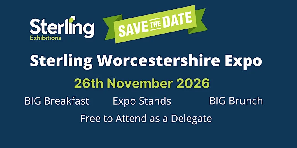 Delegate Ticket for Sterling Worcestershire Expo - 26th November 2026 at Sixways Stadium