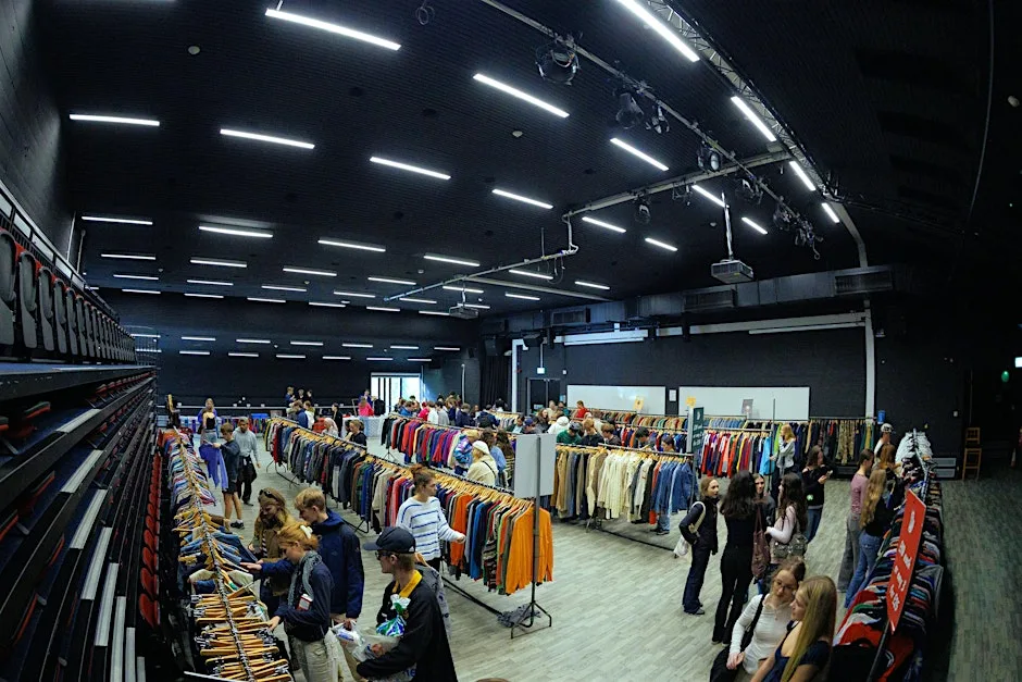 University of Cardiff Headlock Vintage Clothing Sale at Cardiff Students' Union