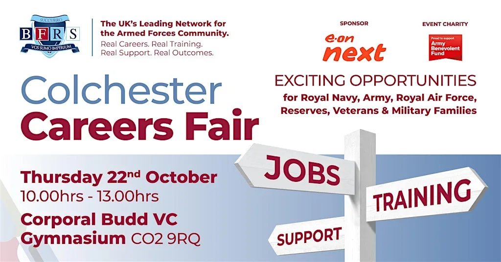BFRS Colchester National Careers Fair at Corporal Budd VC Gymnasium