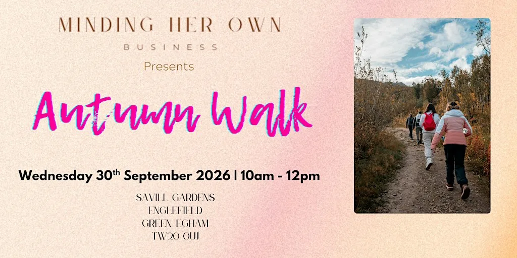 Minding Her Own Business: Autumn Walk at The Savill Garden