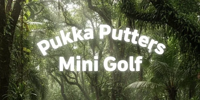 Pukka Putters Mini Golf at Paddock Wood Christmas Lights