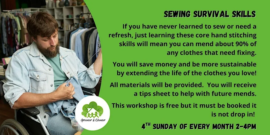 Sewing Survival Skills at The Hub, The Glades, Bromley