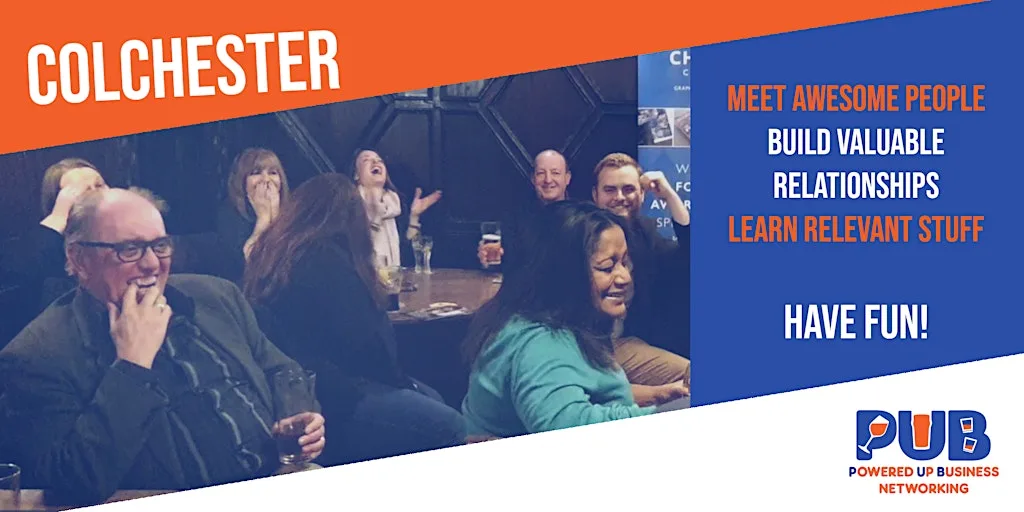 Colchester - Powered Up Business Networking - August 2026 at Three Wise Monkeys Colchester