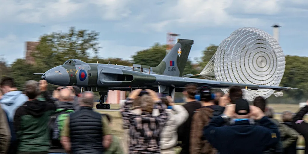 Vulcan Summer Taxi-Run at London Southend Airport