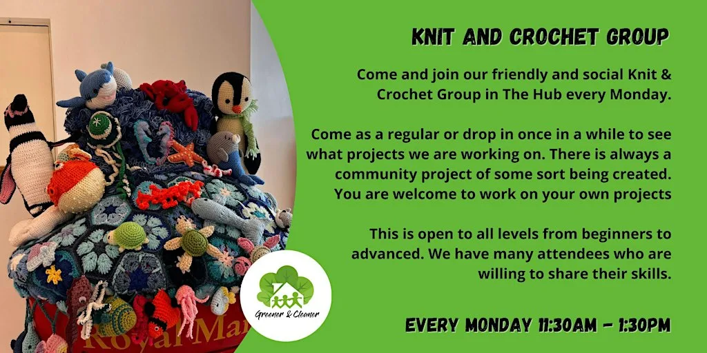 Knit & Crochet Group at The Hub, The Glades, Bromley