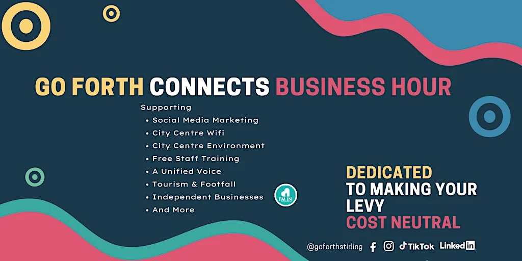 Go Forth Stirling Connects: Business Hour at Fletcher’s - Restaurant, Bar & Rooms