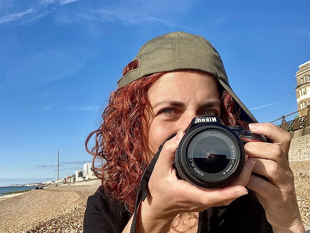 Outdoors Beginners Photography Workshop with Dr Eva Kalpadaki at Brighton Beach Bandstand
